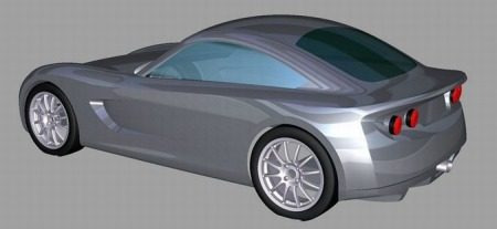 Ginetta G40 schets