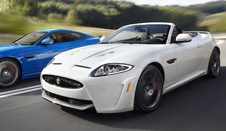 Jaguar XKR-S Convertible, samen met de Coupé