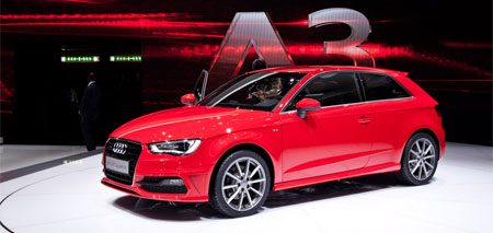 Audi A3 op de beursvloer