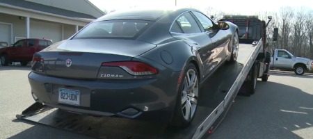 Fisker Karma met panne