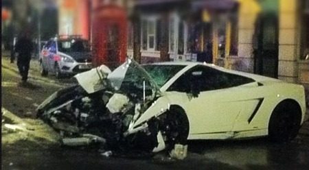 Lamborghini Gallardo Tricolore-crash