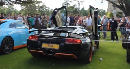 Lamborghini Murcielago revving @ Wilton House