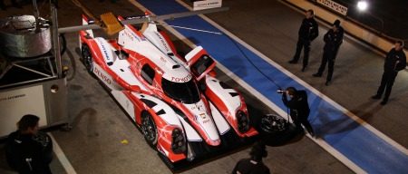 Toyota TS030 Hybrid test