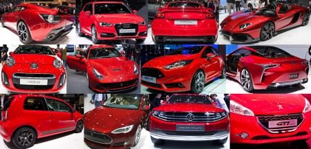 Rode auto's zijn rood