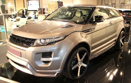Range Rover Evoque is bepoteld door Merdad