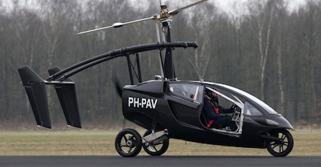 Vliegende auto of rijdende chopper?