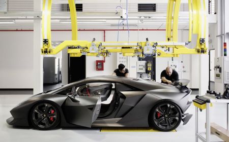 Lamborghini Sesto Elemento fabriek
