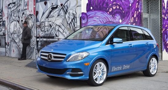 Mercedes B-Klasse ED met hangoudere