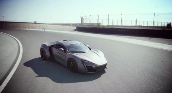 W Motors Lykan Hypersport op het Dubai Autodrome