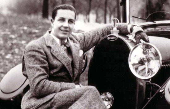 Niet Ettore Bugatti, maar zoonlief Jean. Comme un monsieur