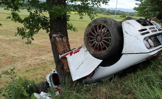McLaren F1 crasht in Italie