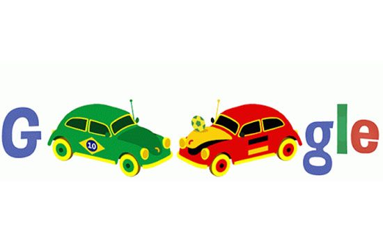 Beetle-doodle van Google