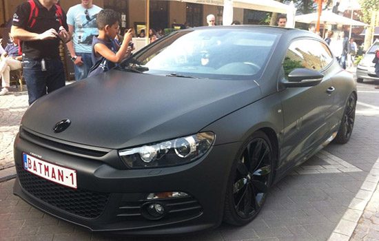 Volkswagen Scirocco in Batman-uitvoering