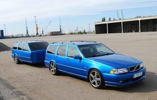 Koop een Volvo V70R met bijzondere aanhang