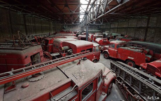 Brandweerauto's in Frankrijk