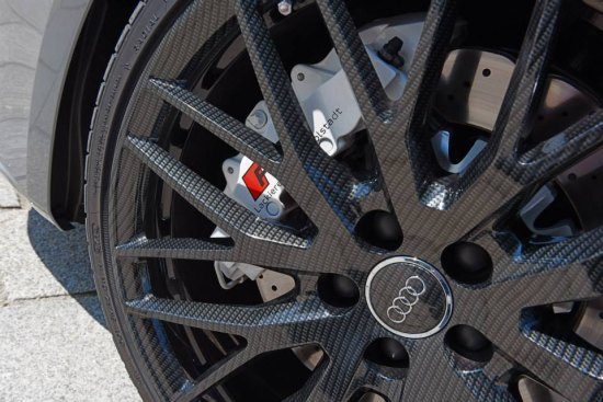 Carbon velgen op een RS3
