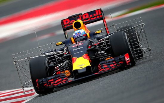Red Bull met een Hekje