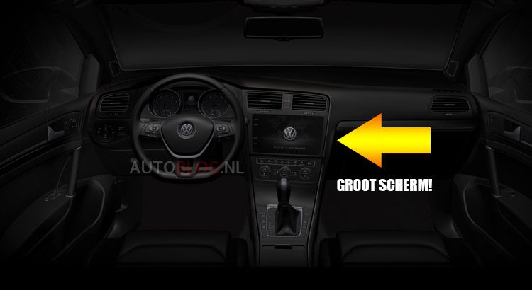 VW golf Facelift dash
