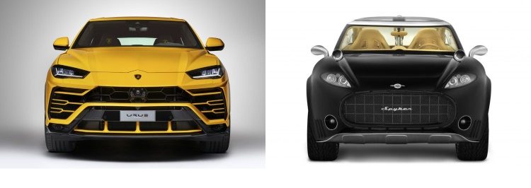 Lamborghini Urus vs Spyker D12