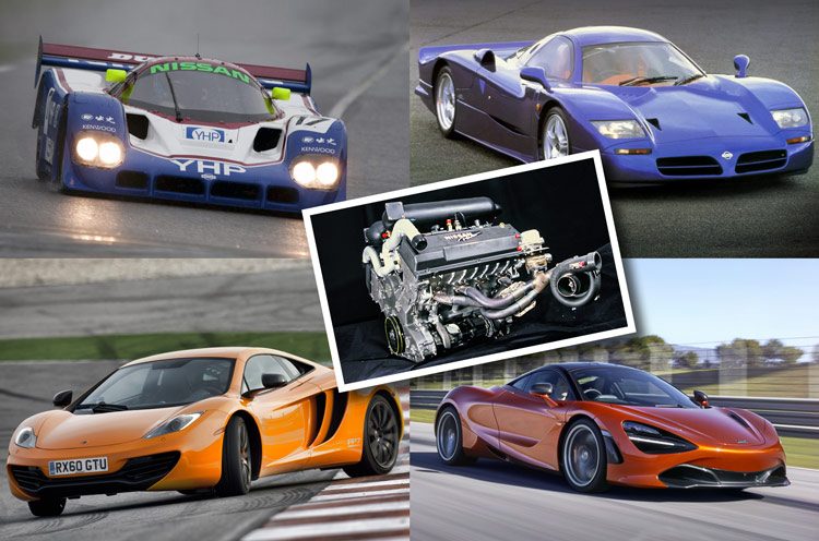 Nissan en McLaren V8