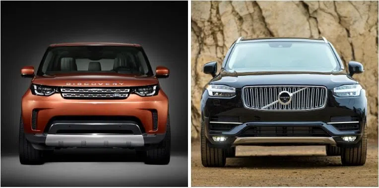 Lease maar: Land Rover Discovery of Volvo XC90