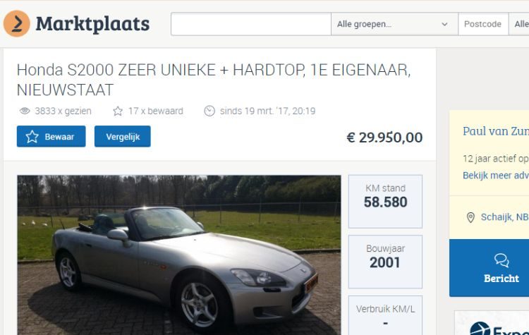 Dit zijn de populairste auto-zoektermen op Marktplaats