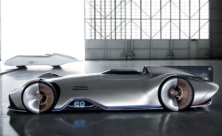 Hier, de Mercedes EQ Silver Arrow met 750 pk