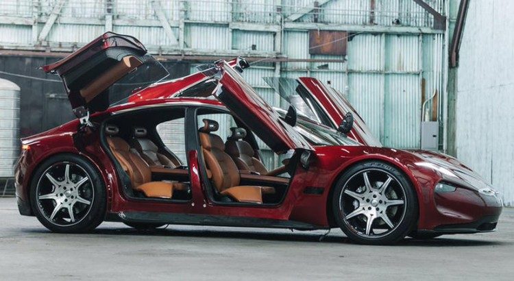 Fisker's nieuwe luxe sedan heeft vlinderdeuren