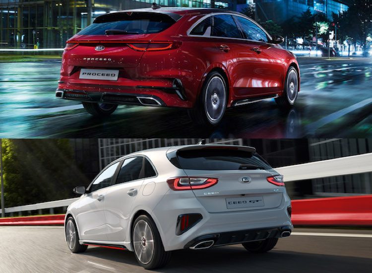 Hier, de nieuwe Kia ProCeed én de Ceed GT