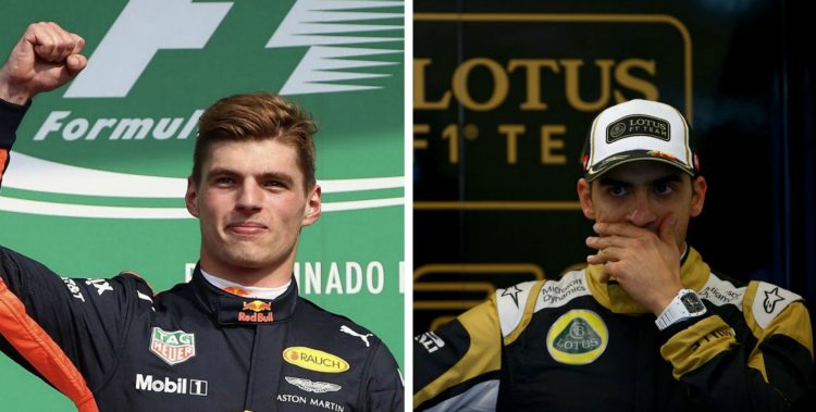 Max V erstappen - Pastor Maldonado