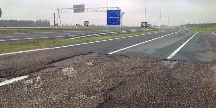Zo herstelt een Nederlander de Belgische wegen eigenhandig