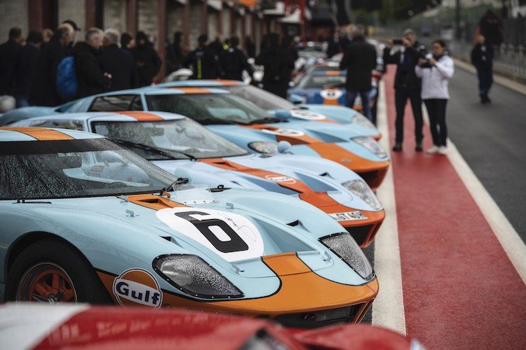 Meer dan 70 Ford GT's kwamen samen op Spa
