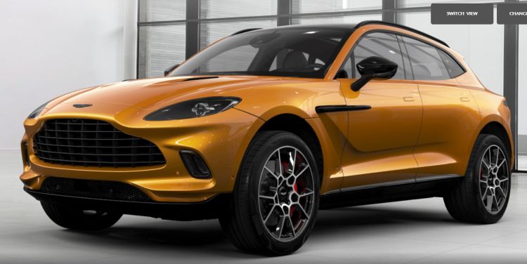 Aston Martin DBX configurator