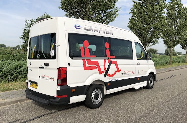 Volkswagen e-Crafter rolstoelbus maakt kans op deze prijs