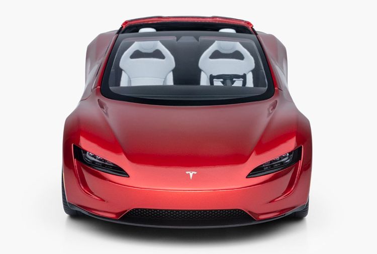 Tsla Auto Rood Hier, een Tesla Roadster die je al kunt kopen