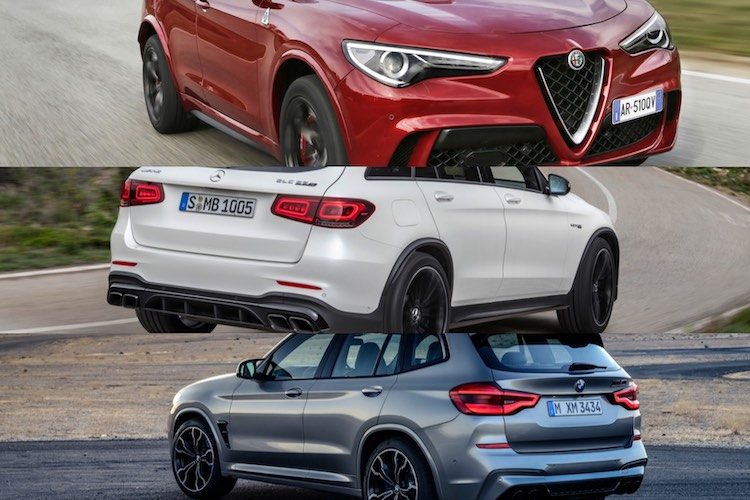 Kies maar: X3M Competition vs. Stelvio Q vs. AMG GLC63S