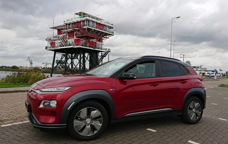 Rode Hyundai Kona Electric