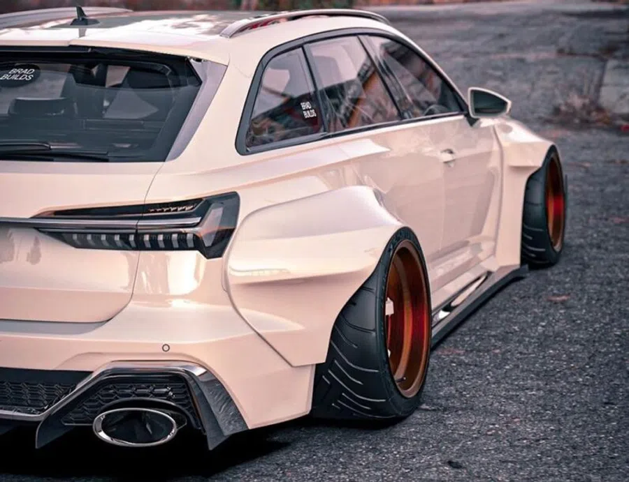 Audi RS6 met extreme widebody: hoe dik is té dik?