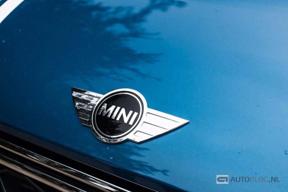 De Mini-badge op een Countryman