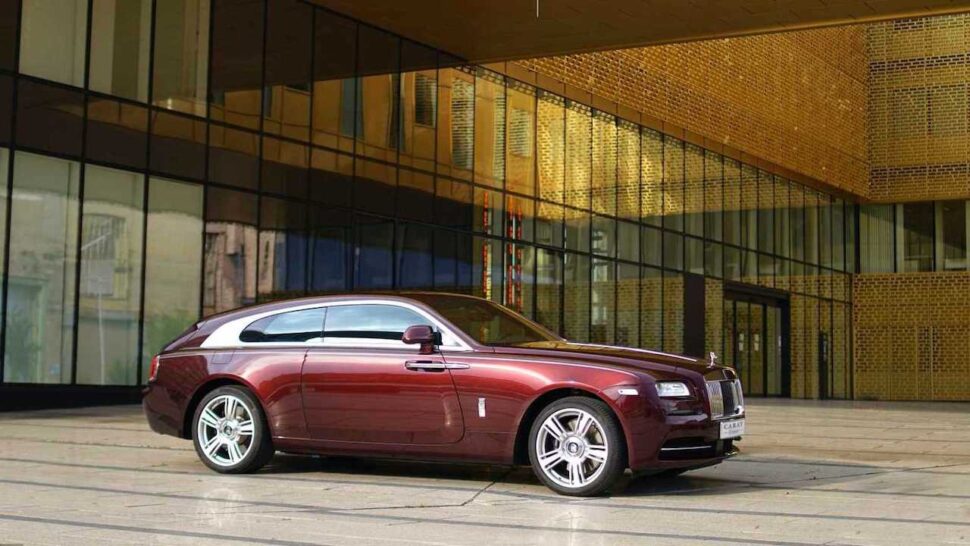 Dít was die gecamoufleerde Wraith Shooting Brake