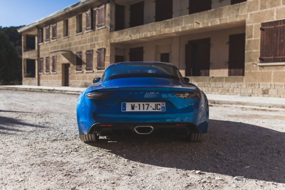 Kont van een Alpine A110