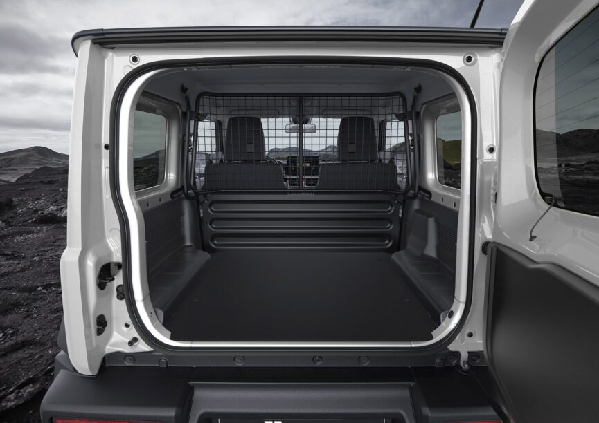 Laadruimte van de Suzuki Jimny