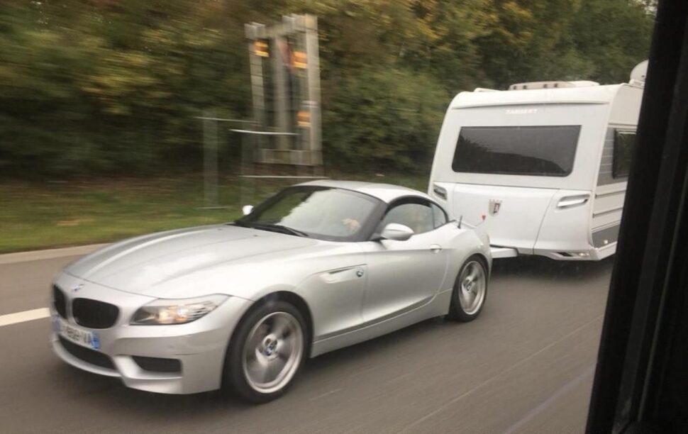 snelle en sportieve caravantrekker