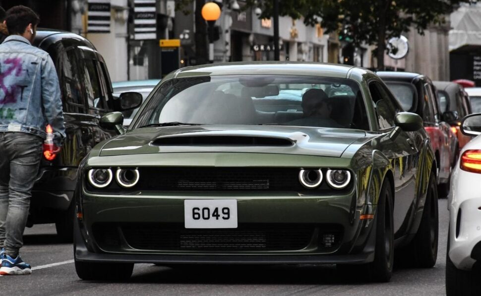 Een Dodge Challenger SRT Demon