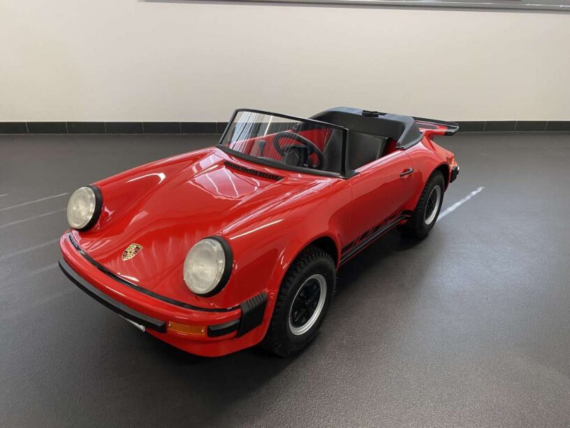 Vet! In deze Porsche kart zit een motor van Honda
