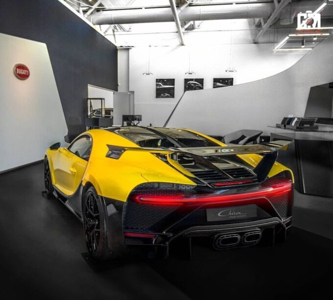Bugatti Chiron Pur Sport aangekomen in Nederland