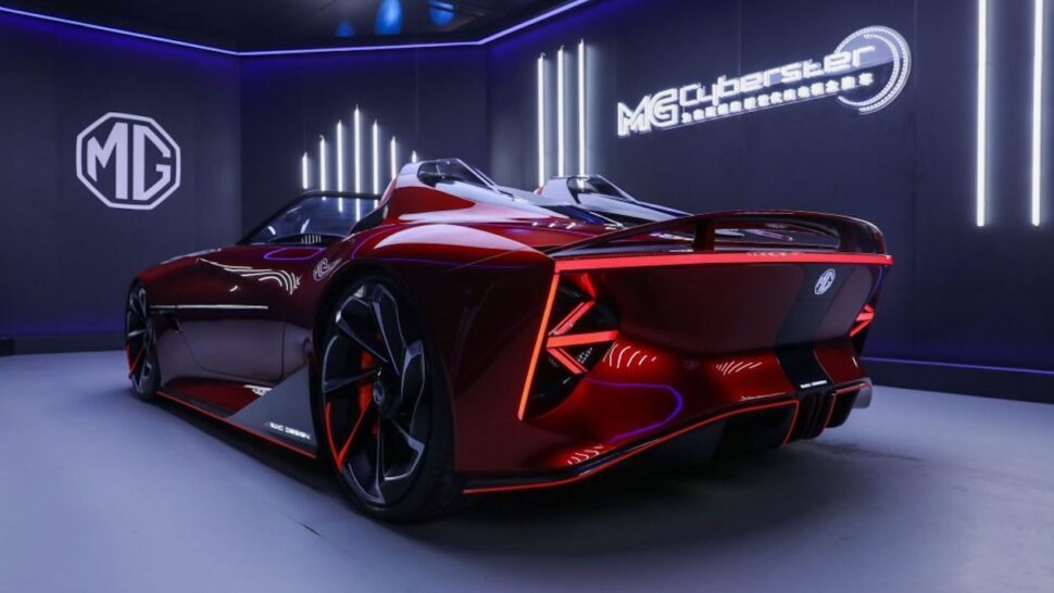 MG Cyberster is de ster van de show