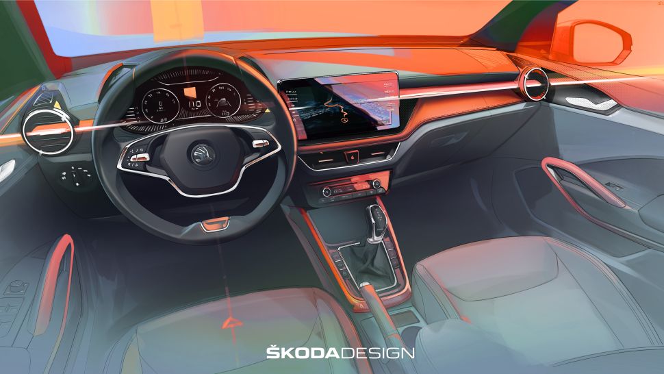Skoda Fabia interieur