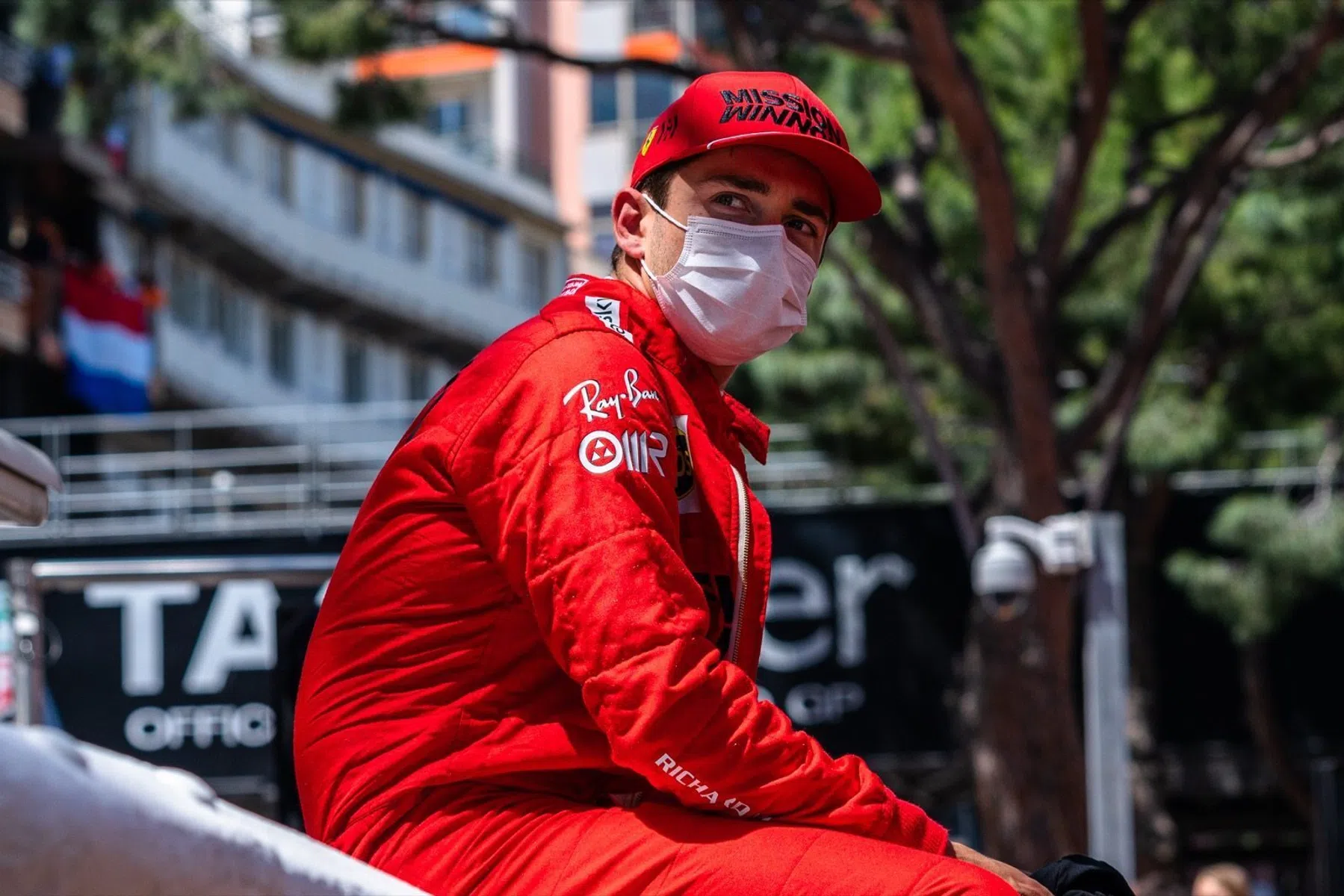 Leclerc niet van start