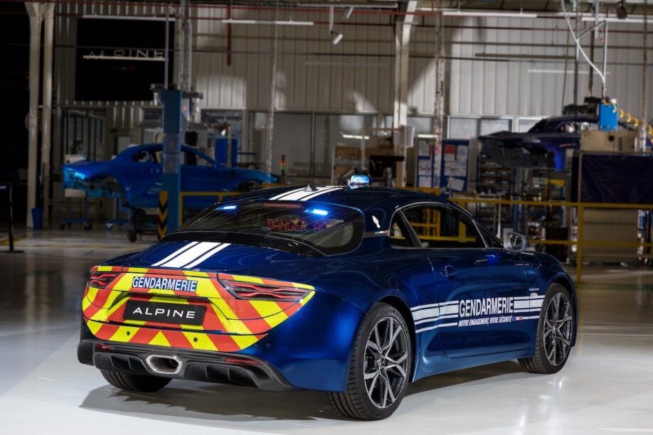 Alpine A110 politieauto
